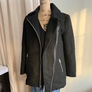 American Rag asymmetrical zipper coat jacket